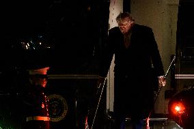 Donald Trump Returns to White House