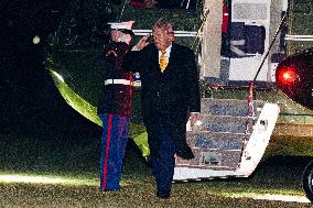 Donald Trump Returns to White House