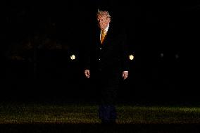 Donald Trump Returns to White House