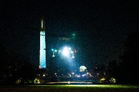 Donald Trump Returns to White House