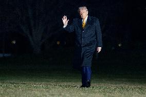 Donald Trump Returns to White House
