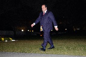 Donald Trump Returns to White House