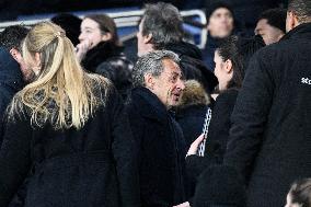 Nicolas Sarkozy At PSG vs PFC - Paris