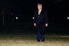 Donald Trump Returns to White House