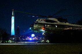 Donald Trump Returns to White House