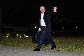 Donald Trump Returns to White House