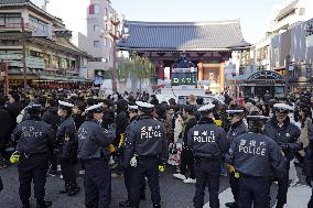 New Year's Day in Tokyo