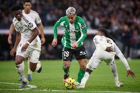 Real Madrid CF v Real Betis Balompie La Liga - Madrid