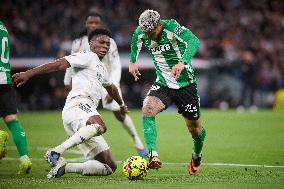 Real Madrid CF v Real Betis Balompie La Liga - Madrid