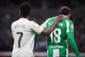 Real Madrid CF v Real Betis Balompie La Liga - Madrid