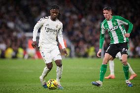 Real Madrid CF v Real Betis Balompie La Liga - Madrid