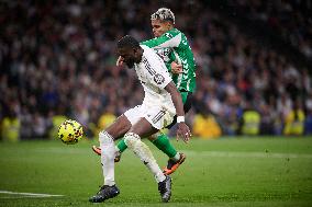 Real Madrid CF v Real Betis Balompie La Liga - Madrid