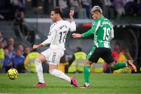 Real Madrid CF v Real Betis Balompie La Liga - Madrid