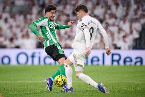 Real Madrid CF v Real Betis Balompie La Liga - Madrid