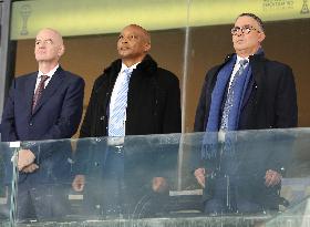 Gianni Infantino at CAF - Cameroon v South Africa