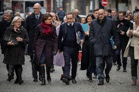 French Government Arriving at First Cabinet Meeting of 2026 at Elysee - Paris