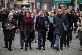 French Government Arriving at First Cabinet Meeting of 2026 at Elysee - Paris