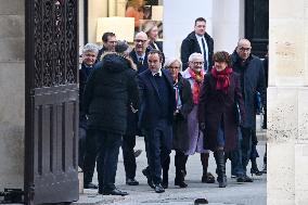 French Government Arriving at First Cabinet Meeting of 2026 at Elysee - Paris
