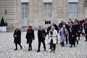 French Government Arriving at First Cabinet Meeting of 2026 at Elysee - Paris