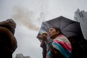 Los Angeles Rally Backs Venezuela - USA
