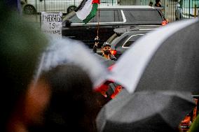 Los Angeles Rally Backs Venezuela - USA