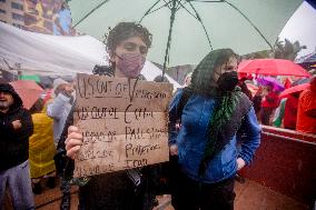 Los Angeles Rally Backs Venezuela - USA