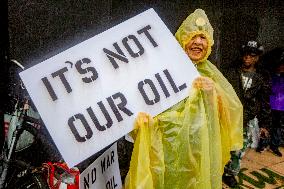 Los Angeles Rally Backs Venezuela - USA