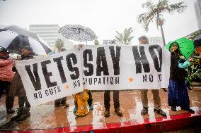 Los Angeles Rally Backs Venezuela - USA