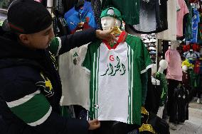 High Demand for Algerian National Team Jerseys in Algiers - Algeria