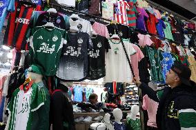 High Demand for Algerian National Team Jerseys in Algiers - Algeria