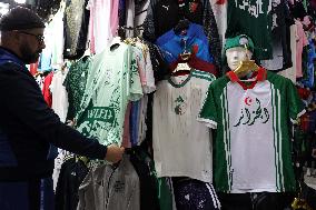 High Demand for Algerian National Team Jerseys in Algiers - Algeria