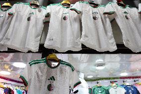 High Demand for Algerian National Team Jerseys in Algiers - Algeria