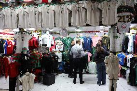 High Demand for Algerian National Team Jerseys in Algiers - Algeria