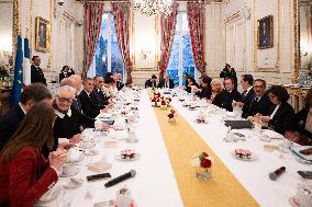 French Government Arriving at First Cabinet Meeting of 2026 at Elysee - Paris