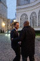 French Government Arriving at First Cabinet Meeting of 2026 at Elysee - Paris