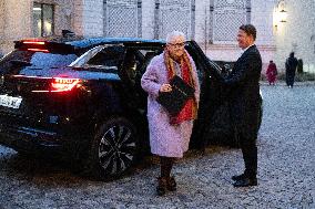 French Government Arriving at First Cabinet Meeting of 2026 at Elysee - Paris
