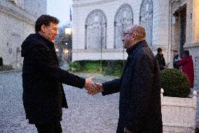 French Government Arriving at First Cabinet Meeting of 2026 at Elysee - Paris