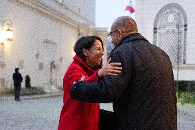 French Government Arriving at First Cabinet Meeting of 2026 at Elysee - Paris