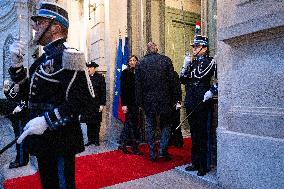 French Government Arriving at First Cabinet Meeting of 2026 at Elysee - Paris