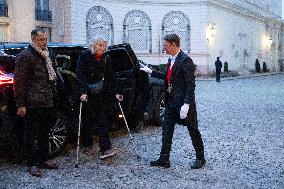French Government Arriving at First Cabinet Meeting of 2026 at Elysee - Paris
