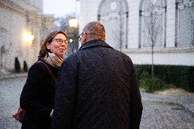 French Government Arriving at First Cabinet Meeting of 2026 at Elysee - Paris