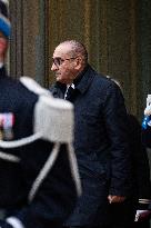 French Government Arriving at First Cabinet Meeting of 2026 at Elysee - Paris