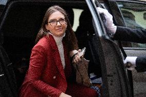 French Government Arriving at First Cabinet Meeting of 2026 at Elysee - Paris