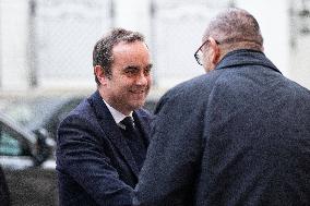 French Government Arriving at First Cabinet Meeting of 2026 at Elysee - Paris