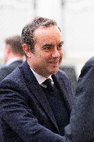 French Government Arriving at First Cabinet Meeting of 2026 at Elysee - Paris