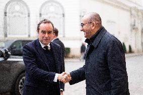 French Government Arriving at First Cabinet Meeting of 2026 at Elysee - Paris