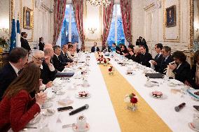 French Government Arriving at First Cabinet Meeting of 2026 at Elysee - Paris