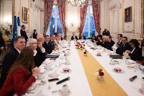 French Government Arriving at First Cabinet Meeting of 2026 at Elysee - Paris