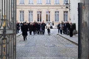 French Government Arriving at First Cabinet Meeting of 2026 at Elysee - Paris