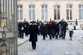 French Government Arriving at First Cabinet Meeting of 2026 at Elysee - Paris